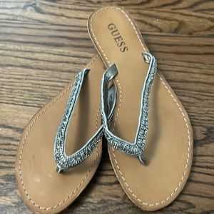 Guess Sparkly Sandals Flip Flops